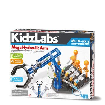 4M Kidzlabs: mega hydraulische arm  van €24,99 voor €12,49, Ophalen of Verzenden, Nieuw