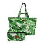 Strandtas/Weekendtas + Toilettas Palm Print, Verzenden, Nieuw
