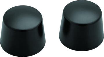 Kuryakyn Front Axle Nut Caps Satin Black, Ophalen of Verzenden