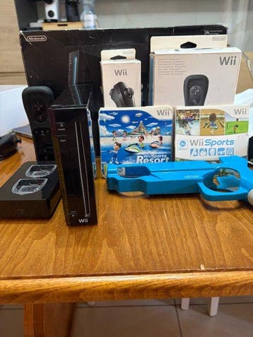 Nintendo - Wii - Videogameconsole + games, Nieuw