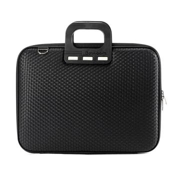 Bombata Trama Laptoptas Vlechtpatroon - 13 / 14 inch - Zwart, Verzenden, Nieuw