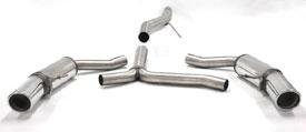 Simons uitlaatsyteem Duplex vanaf downpipe: RVS | Audi A4/A5, Verzenden, Nieuw