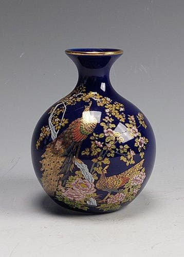 Vaas - Porselein - Japan - Satsuma (Zonder minimumprijs)