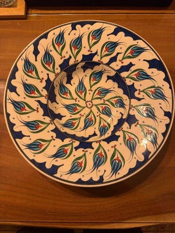 Mehmet Gursoy iznik bord - Mehmet Gursoy - Bord - Keramiek -