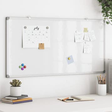 vidaXL Whiteboard magnetisch 60x30x1,7 cm aluminium, Verzenden, Nieuw in verpakking