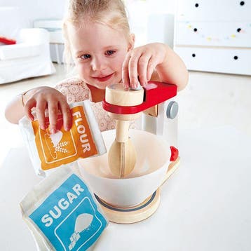 Hape houten keukenaccessoire Mix &  van €26,99 voor €21,59, Ophalen of Verzenden, Nieuw