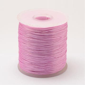 5 meter plat elastisch draad 0,2mm pink, Ophalen of Verzenden, Nieuw, Draad