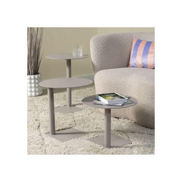 Spinder Design Sunny High bijzettafel - silky taupe, Verzenden, Nieuw