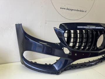 C KLASSE W205 AMG VOORBUMPER GT PANAMERICANA A2058850925, Ophalen, Gebruikt, Voor, Mercedes-Benz