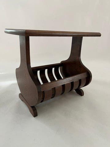 Ercol - Bijzettafel - hard hout - Brutalist bijzettafel, Antiek en Kunst