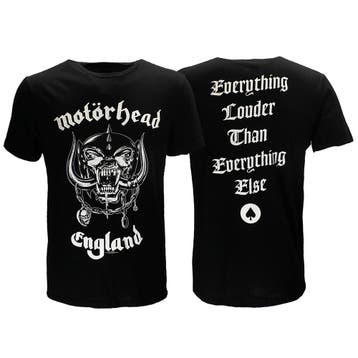 Motorhead England Back Print Official Band T-Shirt, Kleding | Heren, T-shirts, Verzenden, Nieuw