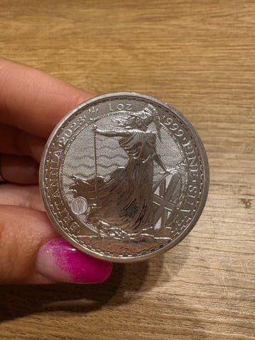 Verenigd Koninkrijk. 2 Pounds 2023 Britannia, 1 Oz .999, Postzegels en Munten, Munten | Europa | Niet-Euromunten