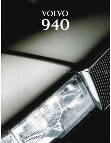 1995 VOLVO 940 POLAR BROCHURE NEDERLANDS, Boeken, Nieuw, Volvo, Author