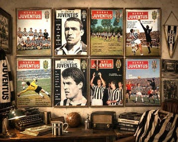 Set van 8 historische tijdschriften Hurrà Juventus, Nieuw