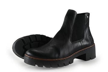 Rieker Chelsea boots in maat 41 Zwart, Verzenden, Zwart, Overige typen, Zo goed als nieuw