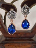 Zonder minimumprijs - Oorbellen - 9 kt. Roségoud, Zilver, Nieuw