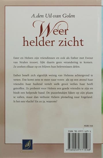 Weer helder zicht 9789059771598 Anja Den Uil-Van Golen, Boeken, Verzenden, Gelezen, Anja Den Uil-Van Golen