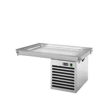 GGM Gastro | Drop-in gekoeld bovenblad - 1000mm - +2 tot |, Verzenden, Nieuw in verpakking