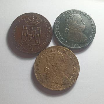 Portugal. D. João Principe Regente- D. Miguel I. Pataco (40