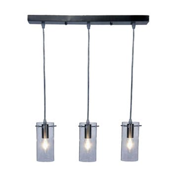 Hanglamp - Plafond - 3-Lichts - metaal/glas, Ophalen of Verzenden, Nieuw