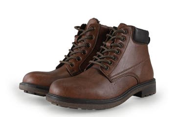 Cafe Moda Veterboots in maat 42 Bruin, Bruin, Verzenden, Boots, Zo goed als nieuw