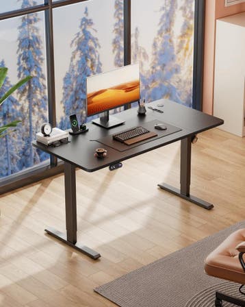SOLAVERO Elektrisch bureau (140 cm), hoogteverstelling: 72 -, Verzenden, Zo goed als nieuw