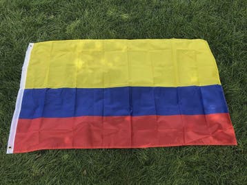 Colombiaanse Vlag 90x150cm - Polyester Vlag voor Binnen en B, Verzenden, Nieuw