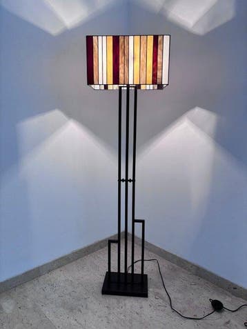 Lamp - Glas-in-lood - Mondrian