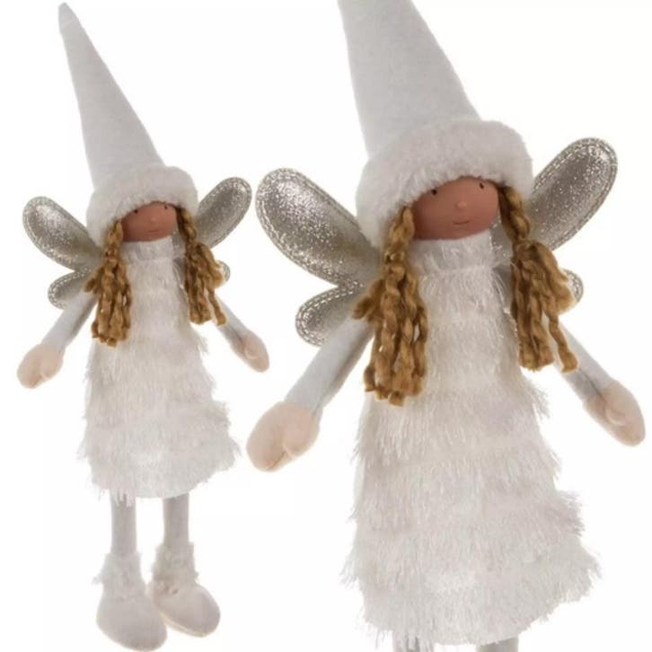 Ruhhy Fairy Kerstengel - Glittervleugels - Stabiele Decor..., Diversen, Kerst, Nieuw, Ophalen of Verzenden