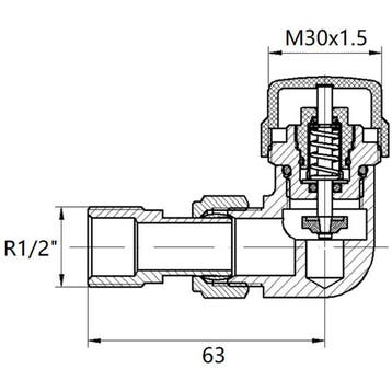 Riko Luxe Thermosatisch Radiator Aansluitset Haaks Verkeerd, Ophalen of Verzenden, Nieuw