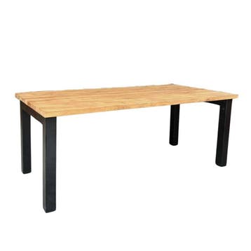Stel uw rechthoekige tafel samen -  240x100 cm Stalen, Ophalen of Verzenden, Nieuw