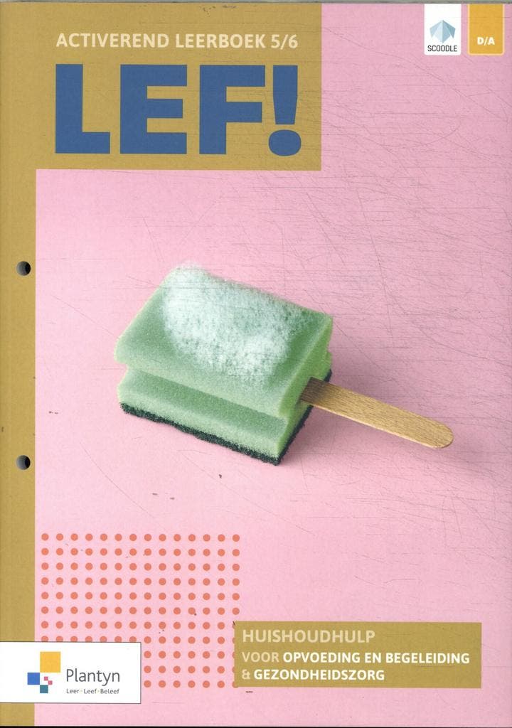LEF! 5/6 Activerend leerboek Huishoudhulp voor, Boeken, Wetenschap, Zo goed als nieuw, Verzenden