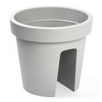 Balkon bloempot | Ecken & Kanten | Ø 28 cm (Grijs), Tuin en Terras, Verzenden, Nieuw