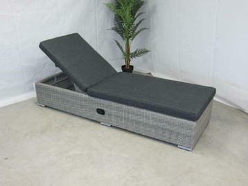 Te Velde tuinmeubelen karensa tuin-ligbed blended grey, Nieuw, Wicker, Loungeset