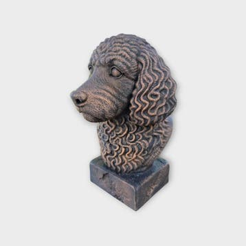 Bust of a Cockapoo dog statue - home decor dog lover gift hi, Verzenden, Nieuw