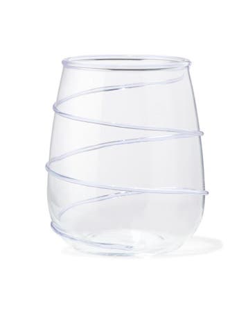 HEMA Waterglas spiraal blauw van €3.99 voor €3 sale, Verzamelen, Glas en Borrelglaasjes, Verzenden, Nieuw