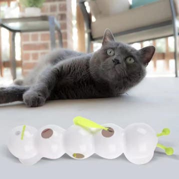 Interactief Kattenspeelgoed – Bewegingssensor Wurm met Staar, Verzenden, Nieuw