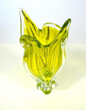 Glazen vaas - Charisba glasfabriek - Josef Hospodka - 1960, Ophalen of Verzenden