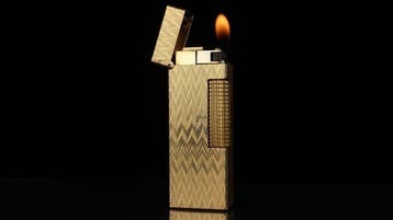 Dunhill - Chevron Pattern Rollagas Lighter - Zonder, Verzamelen, Nieuw