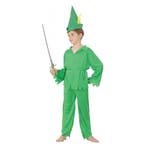 Groen bos jongen kostuum voor kinderen - Robin Hood kleding, Ophalen of Verzenden, Nieuw