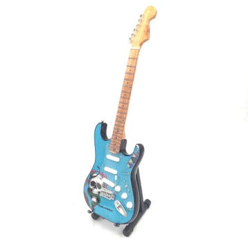 Miniatuur replica Fender Stratocaster gitaar - John Mayer, Ophalen of Verzenden, Nieuw, Pop, Beeldje of Miniatuur