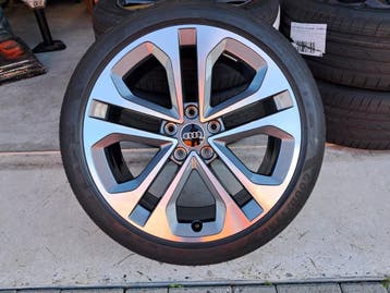 Audi A3 18inch wielset + Goodyear 225 40 18 Marge factuur, 18 inch, Verzenden, Banden en Velgen, Nieuw
