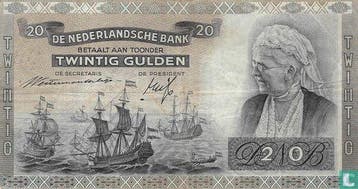 Nederland 20 Gulden 1940 - 1940, Postzegels en Munten, Bankbiljetten | Nederland, Verzenden, Los biljet