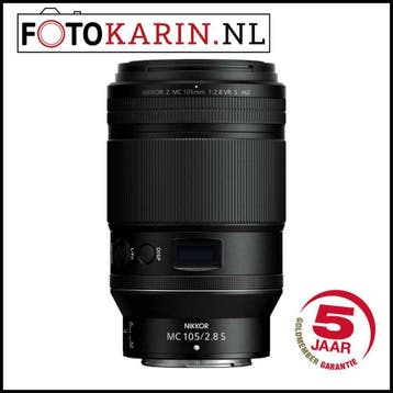 NIKON Z MC 105mm F/2.8 VR S OP VOORRAAD!  FOTO KARIN KOLLUM, Audio, Tv en Foto, Fotografie | Lenzen en Objectieven, Lensdoppen