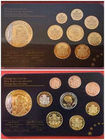 Monaco. Probe Set 2012 Grace Kelly (2 sets) (Zonder