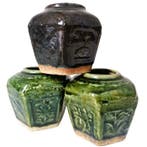 Gemberpot (3) - Aardewerk - Shiwan gemberpotten, Antiek en Kunst