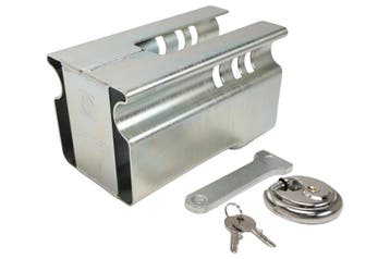 Disselslot koker Albe - premium - zilver - staal - incl., Ophalen of Verzenden, Nieuw