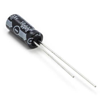 Condensator - Elektrolytisch - 10 µF, Doe-het-zelf en Verbouw, Verzenden, Nieuw