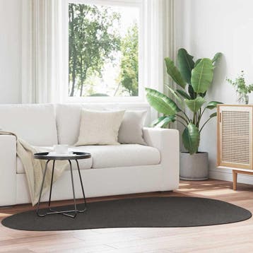 vidaXL Tapijt HUARTE Antraciet 140 x 200 cm Polyester, Verzenden, Nieuw