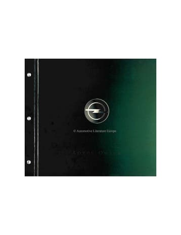 1990 LOTUS OMEGA HARDCOVER BROCHURE DUITS, Nieuw, Author